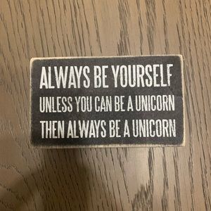 Decorative Block Sign